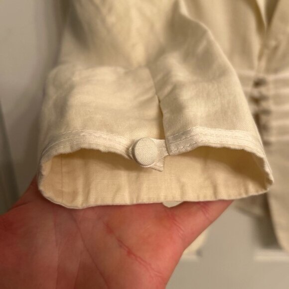 Beautiful Vintage Linen Fendi Backless Blazer - Picture 4 of 7